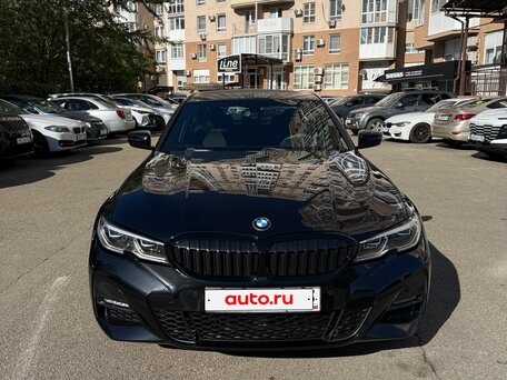 2021 BMW 3 серии 320i xDrive VII (G2x), чёрный, 4000050 рублей, вид 3