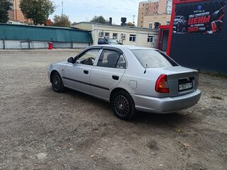 2007 Hyundai Accent ТагАЗ II, серебристый, 365000 рублей, вид 5