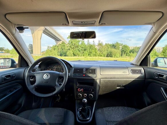 2002 Volkswagen Golf IV, синий, 375000 рублей - вид 15