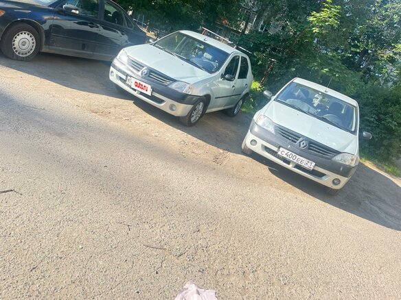 2007 Renault Logan I, серый, 405000 рублей - вид 4