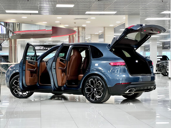 2018 Porsche Cayenne III, голубой - вид 7