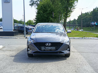 2021 Hyundai Solaris II Рестайлинг, серый, 1556000 рублей, вид 2