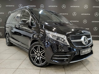 2020 Mercedes-Benz V-Класс Long 220 d длинный III (W447) Рестайлинг, чёрный, 5450000 рублей, вид 3
