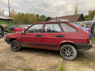 1992 Lada (ВАЗ) 2109, красный, 45000 рублей, вид 4