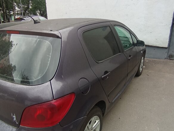 2004 Peugeot 307 I, фиолетовый, 200000 рублей - вид 2