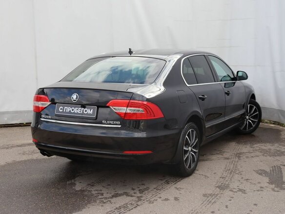 2013 Skoda Superb DSG II Рестайлинг, чёрный, 959000 рублей - вид 3