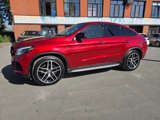 2016 Mercedes-Benz GLE 450 AMG I (W166), красный, 4200000 рублей, вид 3
