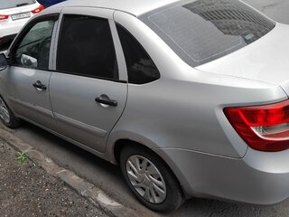 2013 Lada (ВАЗ) Granta I, серебристый, 399000 рублей, вид 4