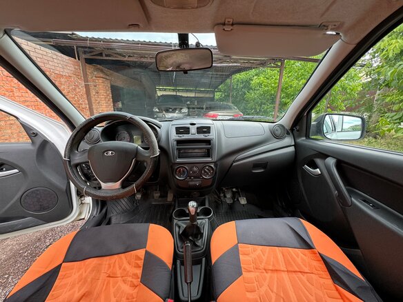 2013 Lada (ВАЗ) Kalina II, белый, 260000 рублей - вид 5