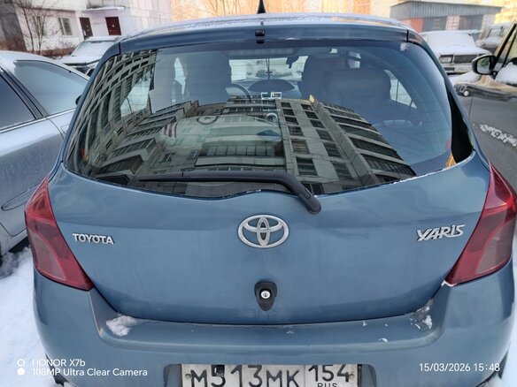 2008 Toyota Yaris Multimode II, серый, 610000 рублей - вид 10
