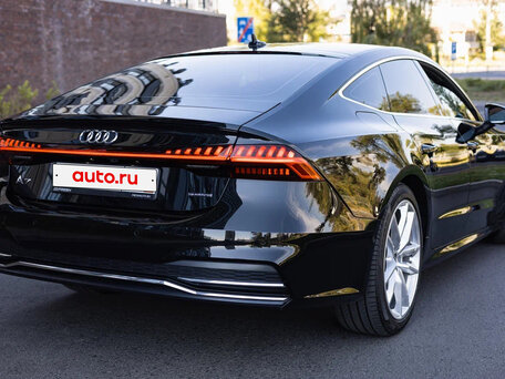 2021 Audi A7 45 TFSI II (4K), чёрный, 4380000 рублей, вид 1