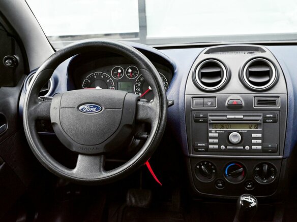 2007 Ford Fiesta Mk5, синий - вид 16