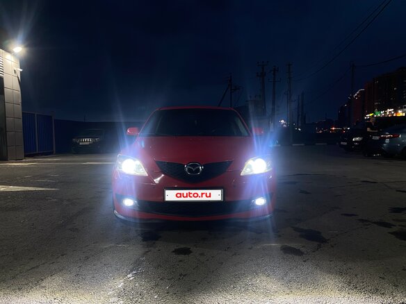 2007 Mazda 3 I (BK) Рестайлинг, красный, 650000 рублей - вид 3