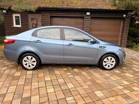 2011 Kia Rio 5-speed III, голубой, 895000 рублей, вид 4