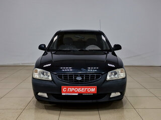 2008 Hyundai Accent ТагАЗ II, чёрный, 330000 рублей, вид 2