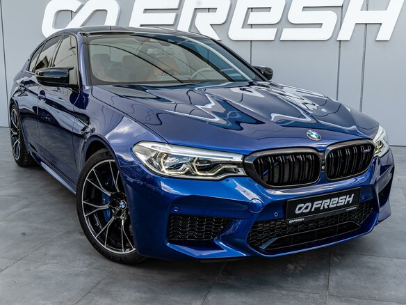 2019 BMW M5 Competition VI (F90), синий, 8380000 рублей - вид 10