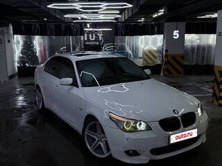2008 BMW 5 серии 528i V (E60/E61) Рестайлинг, белый, 1500000 рублей, вид 1