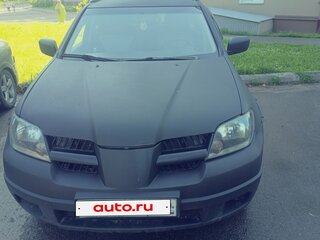 2007 Mitsubishi Outlander I, чёрный, 437000 рублей, вид 1