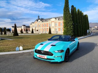 2018 Ford Mustang VI Рестайлинг, голубой, 2700000 рублей, вид 2