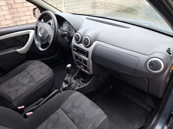 2010 Renault Logan I Рестайлинг, синий, 385000 рублей - вид 7