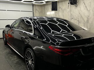 2021 Mercedes-Benz S-Класс 450 Long 4MATIC VII (W223), чёрный, 8000000 рублей, вид 3