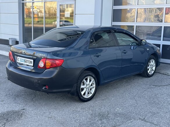 2007 Toyota Corolla X (E140, E150), синий - вид 4