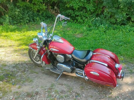 2003 Kawasaki VN1500 Vulcan, красный, 510000 рублей, вид 4