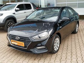 2018 Hyundai Solaris II, чёрный, 1260000 рублей, вид 1