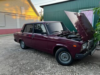 2002 Lada (ВАЗ) 2107, красный, 180000 рублей, вид 5