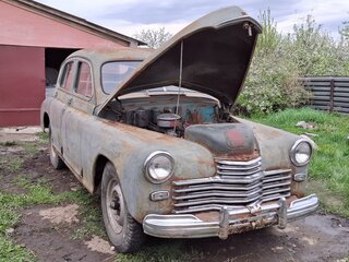 1954 ГАЗ М-20 «Победа», серый, 350000 рублей, вид 1