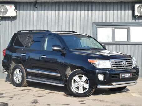 2013 Toyota Land Cruiser 200 Series Рестайлинг 1, чёрный, 3249999 рублей, вид 5