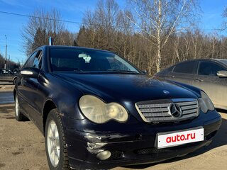 2001 Mercedes-Benz C-Класс 180 II (W203), синий, 370000 рублей, вид 2