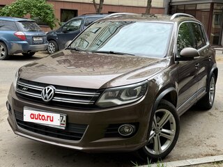 2013 Volkswagen Tiguan I Рестайлинг, коричневый, 1680000 рублей, вид 2
