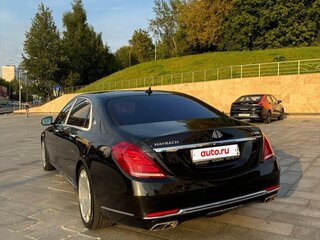 2015 Mercedes-Benz Maybach S-Класс 500 I (X222), чёрный, 4200000 рублей, вид 4