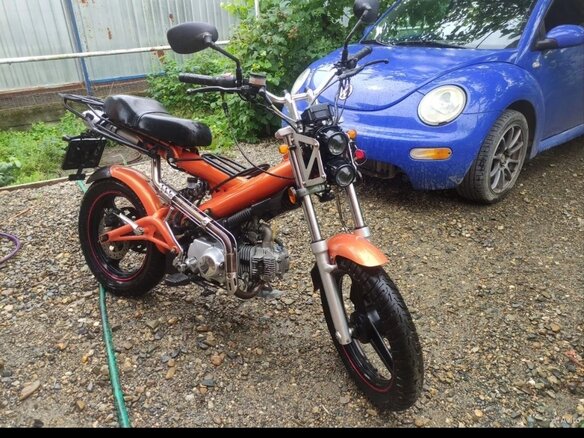 2014 Sachs MadAss, оранжевый, 110000 рублей - вид 2