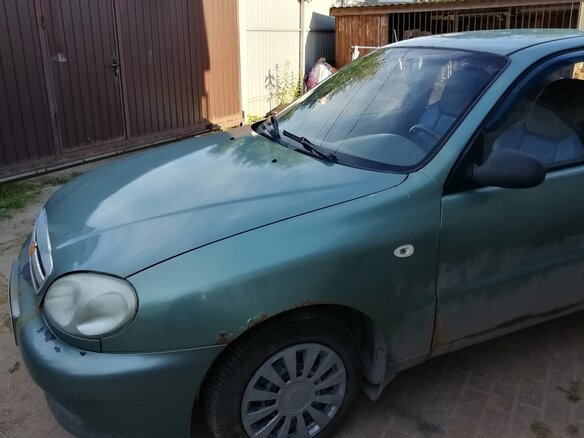 2007 Chevrolet Lanos I, зелёный, 180000 рублей - вид 4