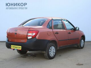 2014 Lada (ВАЗ) Granta I, оранжевый, 299000 рублей, вид 5