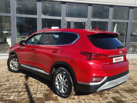 2020 Hyundai Santa Fe IV, красный, 2660000 рублей, вид 3