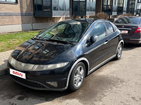 2008 Honda Civic VIII, чёрный, 640000 рублей, вид 2