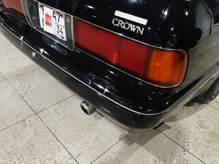1992 Toyota Crown VIII (S130), чёрный, 350000 рублей, вид 3