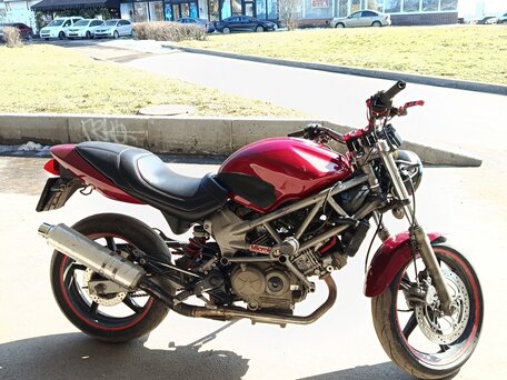 1998 Honda VTR 250, красный, 215000 рублей, вид 3