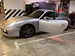 2007 Porsche Cayman S I (987), серебристый, 3200000 рублей, вид 3