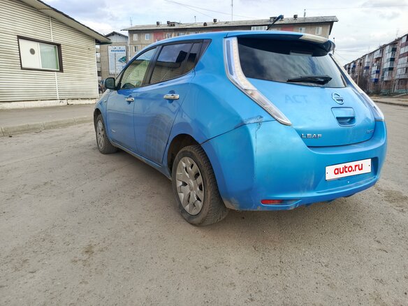 2011 Nissan Leaf I (ZE0/AZE0), голубой - вид 11