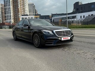 2018 Mercedes-Benz S-Класс 450 Long VI (W222, C217) Рестайлинг, чёрный, 4750000 рублей, вид 5