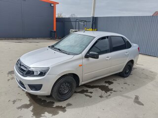 2014 Lada (ВАЗ) Granta I, серебристый, 465000 рублей, вид 2