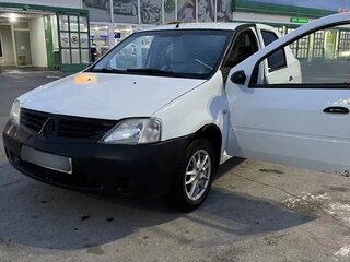 2007 Renault Logan I, белый, 280000 рублей, вид 2