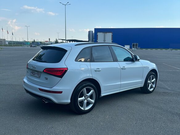 2013 Audi Q5 I (8R) Рестайлинг, белый, 2350000 рублей - вид 6