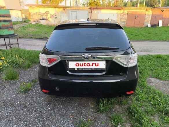 2008 Subaru Impreza III, чёрный - вид 3