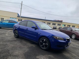 2007 Mazda 3 I (BK) Рестайлинг, синий, 445000 рублей, вид 2