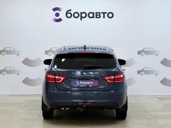 2017 Lada (ВАЗ) Vesta SW I, синий, 895000 рублей - вид 4